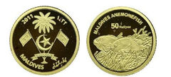 50 rufiyaa (poisson anémone des Maldives)