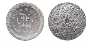 5000 francs CFP (Météorite lunaire Malu)