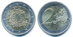 2 euro (30e anniversaire du drapeau européen)