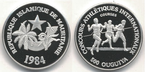 500 ouguiya (Athlétisme international)