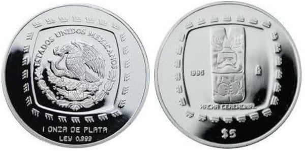 5 pesos (Hache de cérémonie)