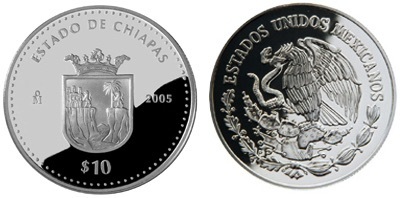 10 Pesos (Héraldique du Chiapas)