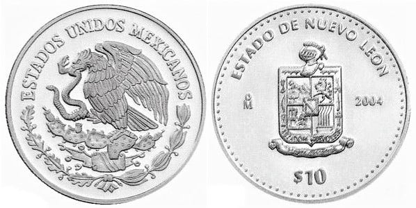 10 pesos (État de Nuevo León)