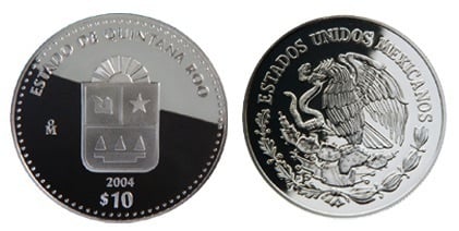 10 Pesos (Héraldique de Quintana Roo)