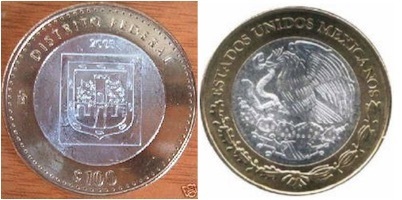 100 Pesos (Héraldique du District fédéral)