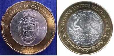 100 Pesos (Guerrier héraldique)