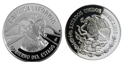 10 Pesos (L'emblématique Basse-Californie)