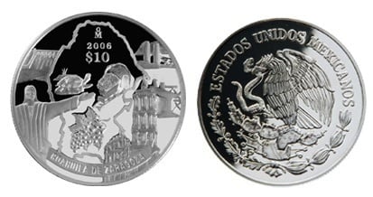 10 Pesos (Coahuila de Zaragoza Emblématique)