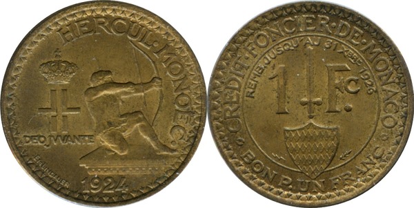 1 franc (Luis II)