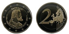 2 euro (500e anniversaire de la Principauté de Monaco - Charles Quint)