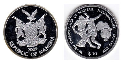 10 dollars (Coupe du monde de football - Johannesburg)