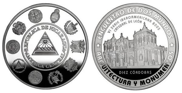 10 córdobas (Cathédrale de León)