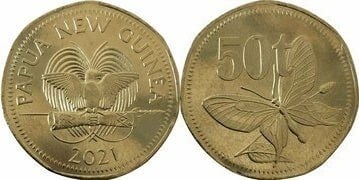 50 toea (papillon de la reine Alexandra)