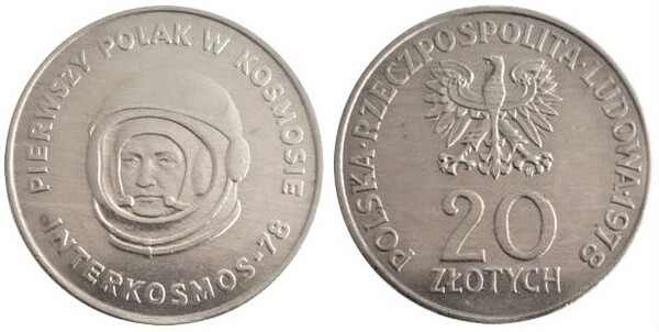 20 zlotych (Premier cosmonaute polonais)