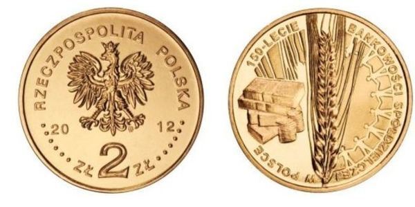 2 zlote (150 ans de banques coopératives en Pologne)