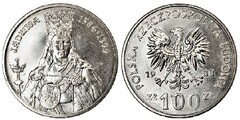 100 zlotich (Reine Jadwiga)