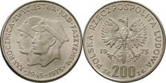 200 Złotych (30e anniversaire de la victoire sur le fascisme)