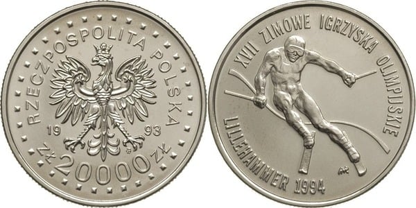 20.000 złotych (XXIIIe Jeux olympiques - Los Angeles1994)