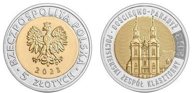 5 zlotys (Le complexe monastique post-cistercien de Gościkowo-Paradyż)