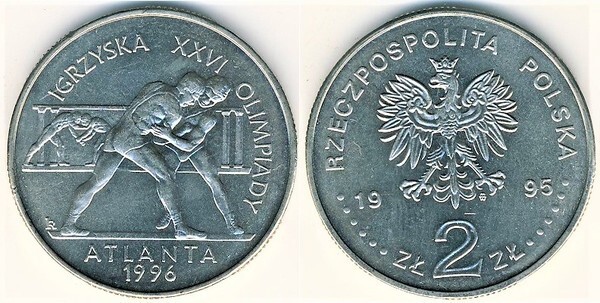 2 zlote (XXVIe Jeux olympiques Atlanta 1996)