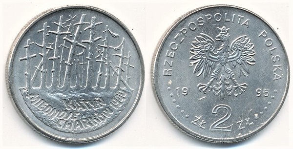 2 zlote (Massacre de la forêt de Katyn)