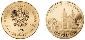 2 zlote (Monastère cistercien de Jędrzejów)