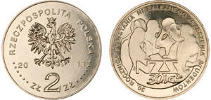 2 zlote (30 Rocznica powstania NZS)