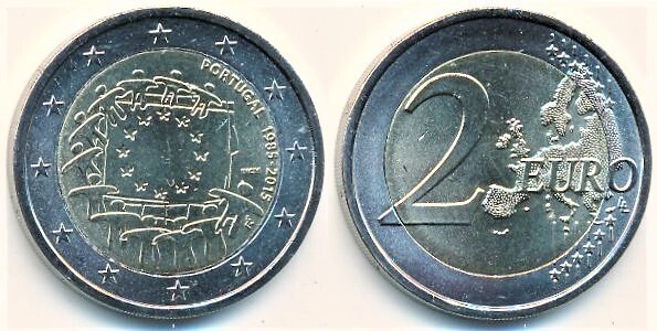 2 euro (30e anniversaire du drapeau européen)