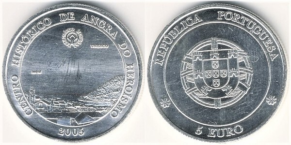 5 euro (Centre historique d'Angra do Heroísmo)