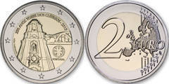 2 euro (250e anniversaire de la construction de la tour Clérigos - Porto)