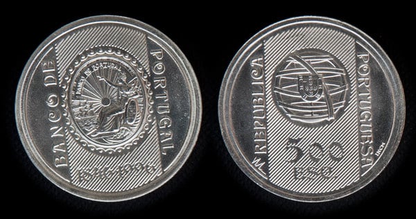 500 Escudos (150e anniversaire de la fondation du Banco de Portugal)