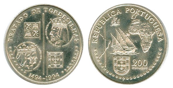 200 Escudos (Traité de Tordesilhas)