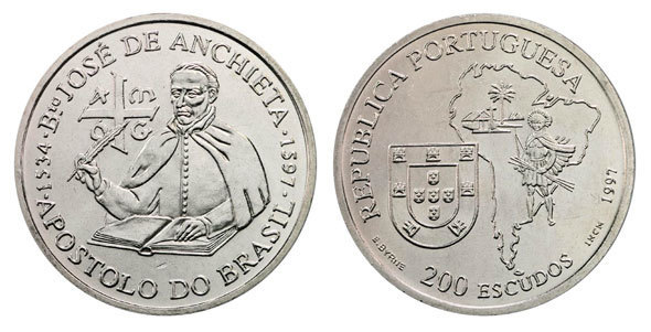 200 escudos (Le bienheureux José de Anchieta 1534-1597)