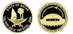 100 riyals (Jeux asiatiques de 2006 - Stade international de Khalifa)