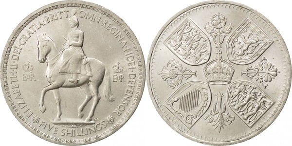 5 shillings (Élisabeth II)