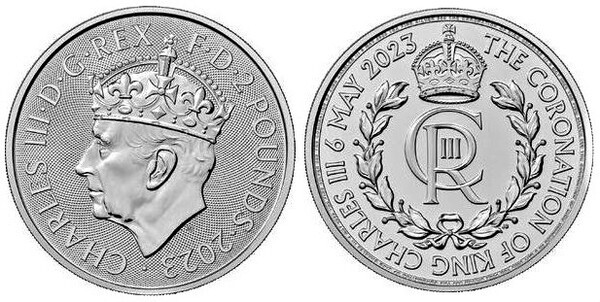 2 pounds (Couronnement de Charles III)