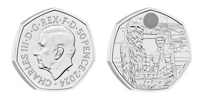 50 pence (Han Solo et Chewbacca)