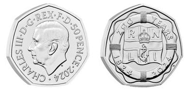 50 pence (200e anniversaire de la RNLI)