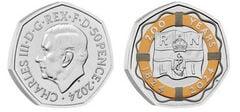 50 pence (200e anniversaire de la RNLI-Couleur)