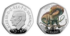 50 pence (Diplodocus-Color)