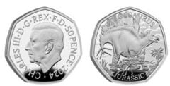 50 pence (Stégosaure)