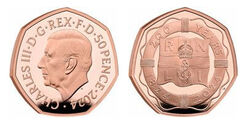 50 pence (200e anniversaire de la RNLI)