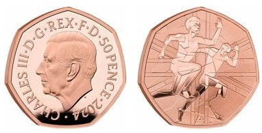 50 pence (Soutien à Team GB et Paralympics GB, Paris 2024)