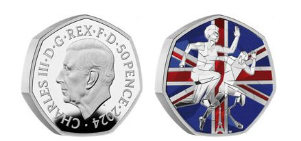 50 pence (Soutien à Team GB et Paralympics GB, Paris 2024)