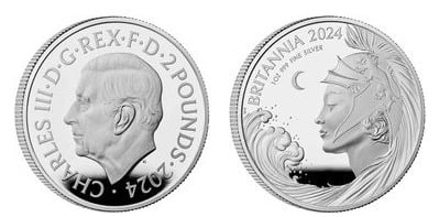 2 livres (1 oz Britannia)