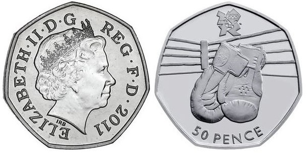 50 pence (Jeux olympiques de Londres 2012 - Mise en boîte)