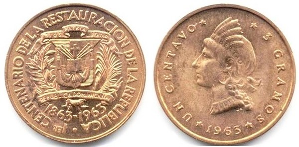 1 centavo (100e anniversaire de la restauration de la République)