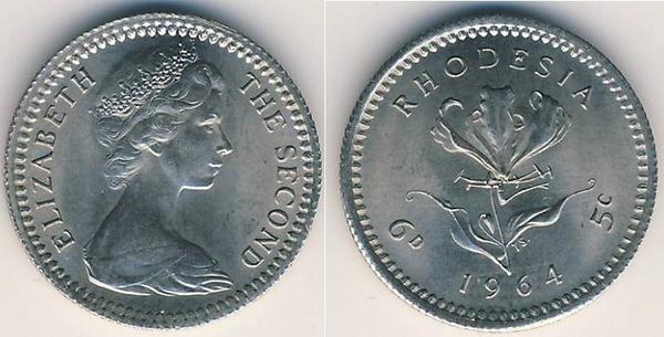 6 pence (5 centimes)