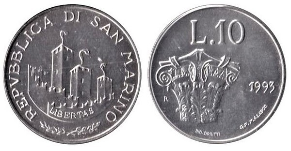 10 lire