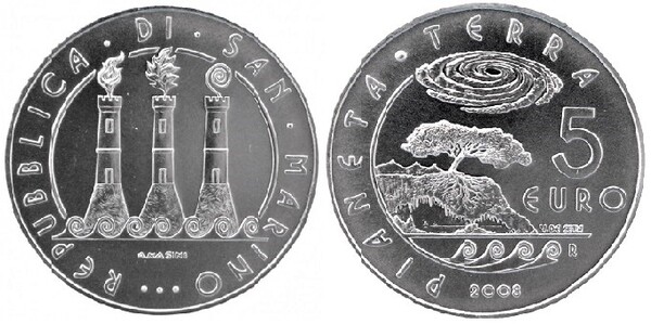 5 euro (Année internationale de la planète Terre)